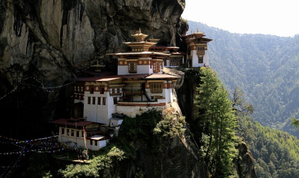 Descend to Paro Valley through Tiger’s Nest Monastery.